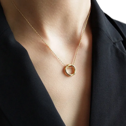 GEOMETRIC RING NECKLACE