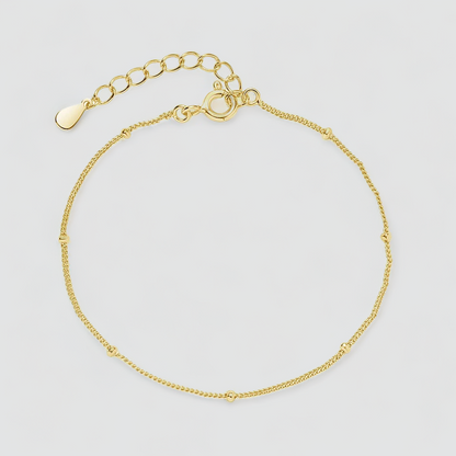 MINIMAL BEAD CHAIN BRACELET