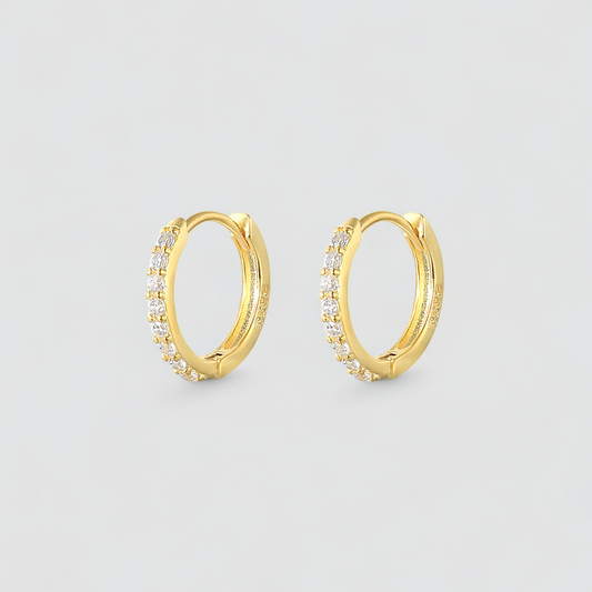 STONY HOOPS EARRINGS