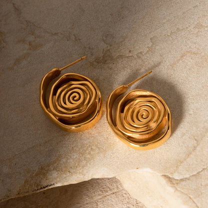 SWIRLY EARRINGS