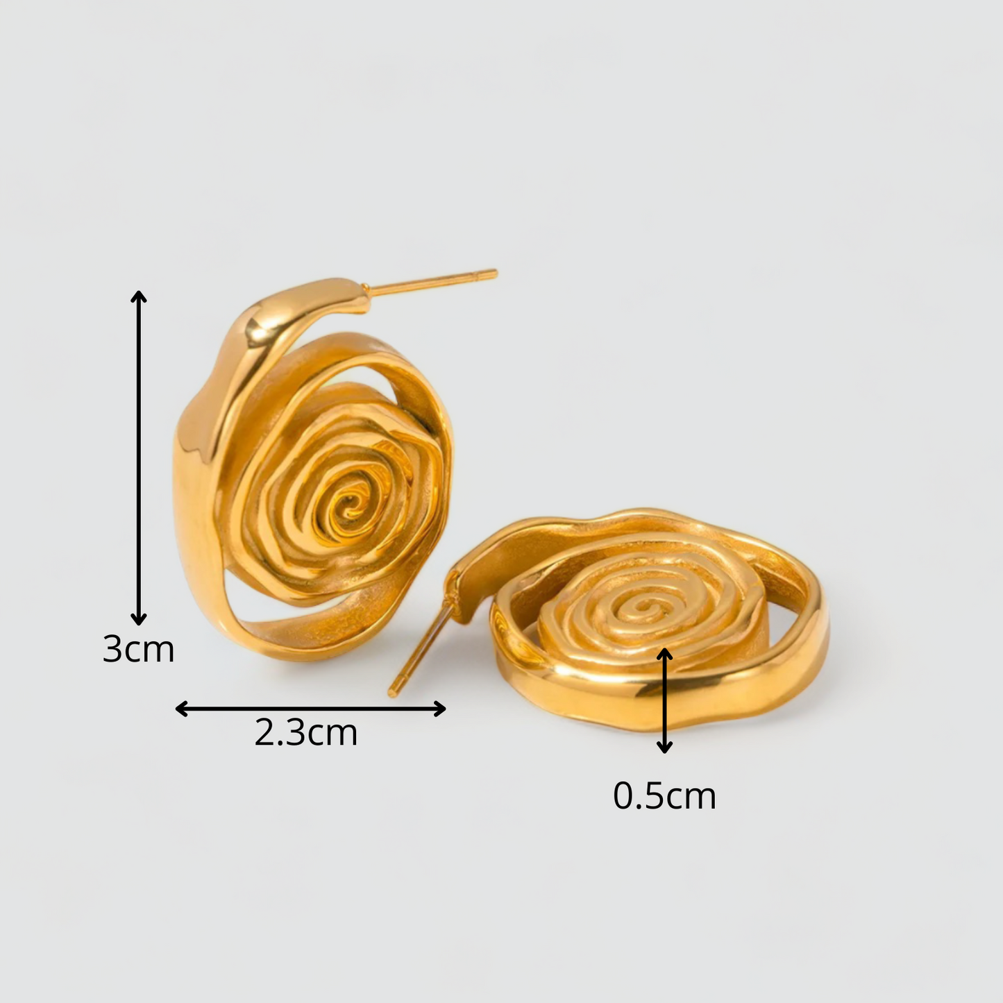 SWIRLY EARRINGS